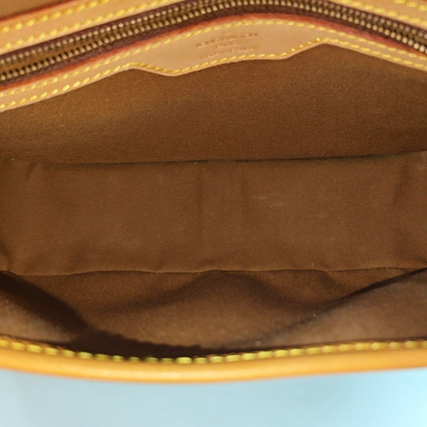 SOLOGNE PM Monogram Coated Canvas Brown