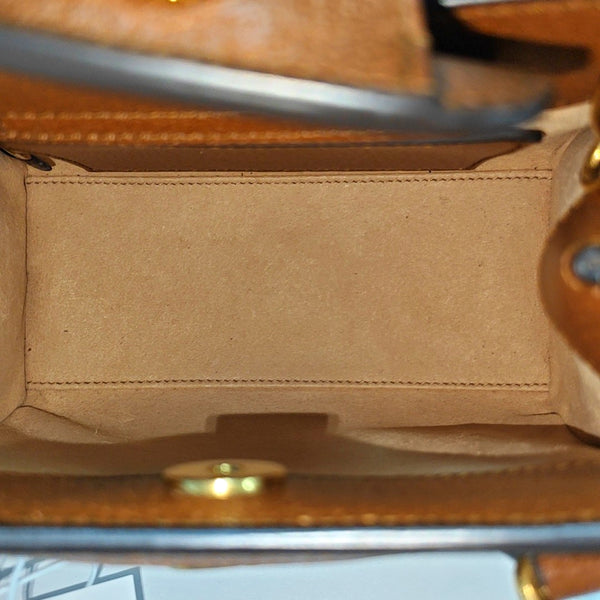 Diana Mini Calfskin Brown