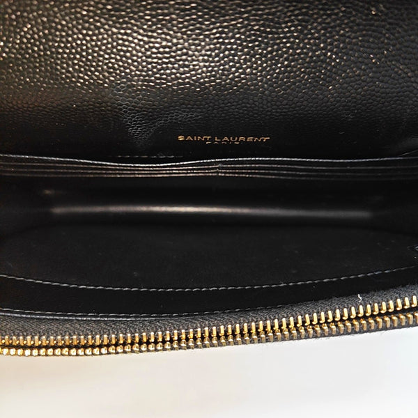 MONOGRAM WOC Chevron Calfskin Black
