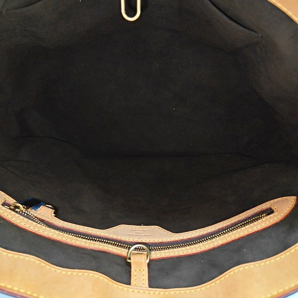 WILSHIRE MM Monogram Coated Canvas Brown