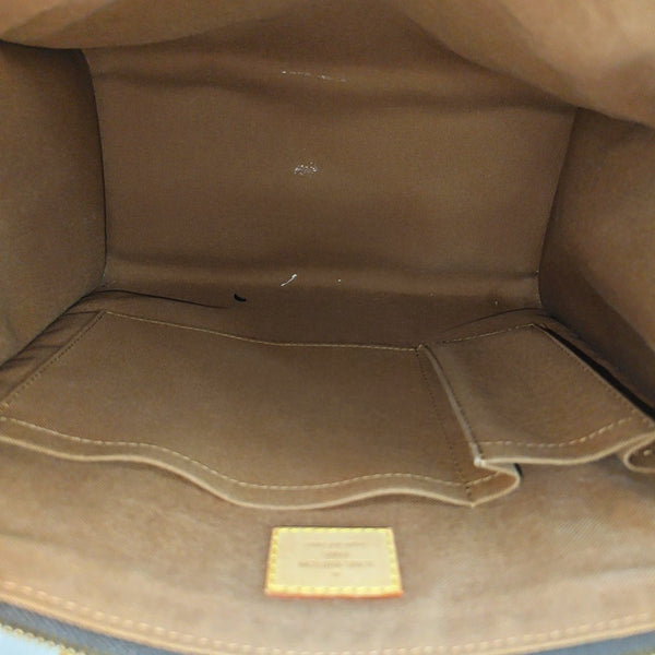 POPINCOURT Monogram Coated Canvas Brown