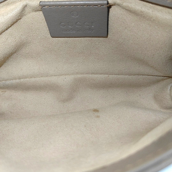 GG Marmont Mini Quilted Calfskin Beige