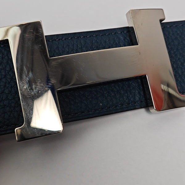 Leather Belt Blue