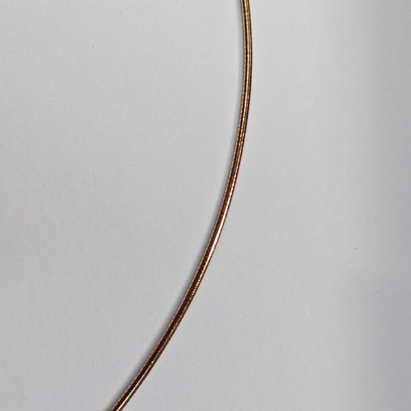 Pop H 925 Sterling Silver Rose Gold Necklace