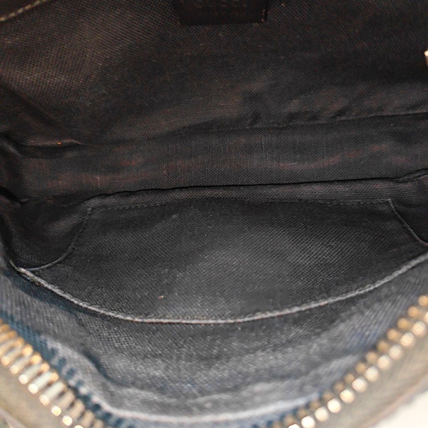 GG Supreme Monogram Coated Canvas Black