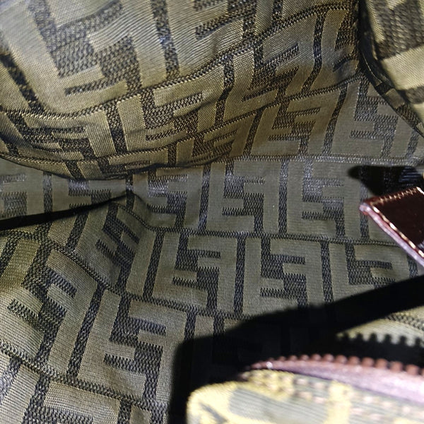 Canvas Clutch Brown