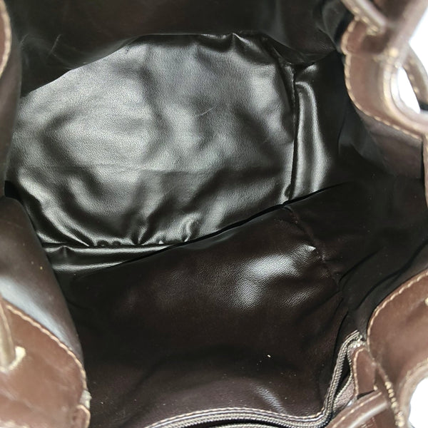 Canvas Shoulder Bag Brown