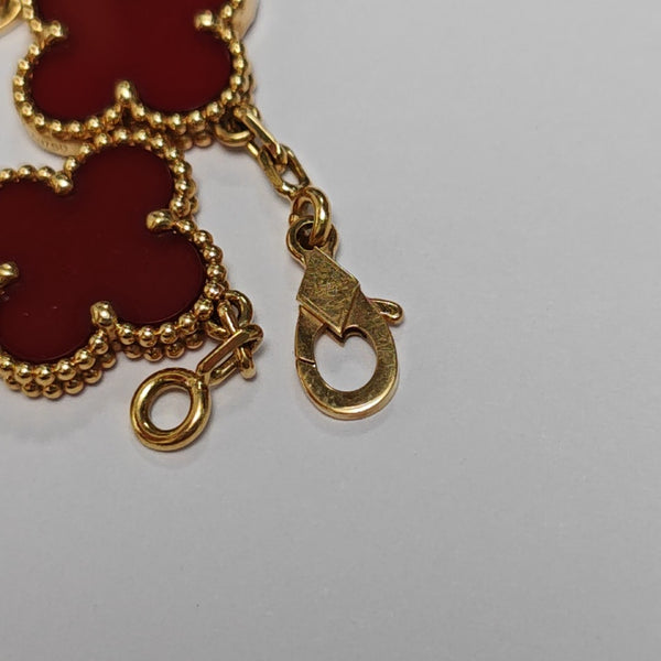 Vintage Alhambra 18k Gold Bracelet