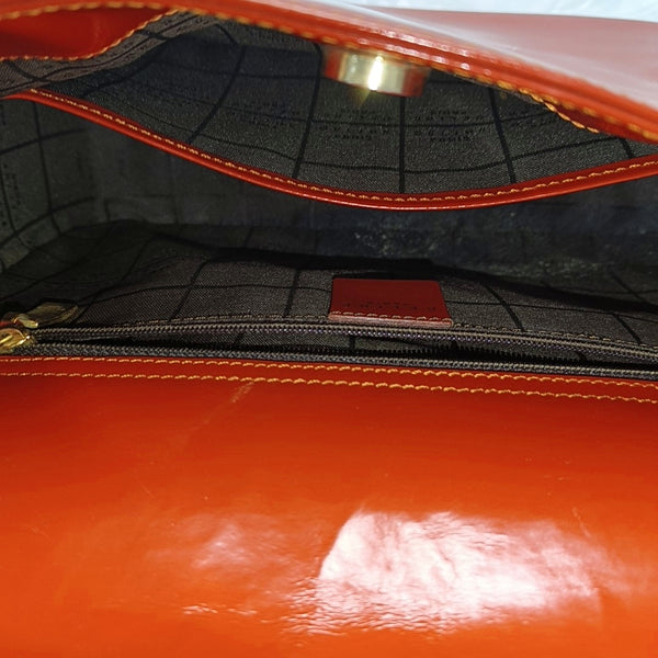 Patent Calfskin Red