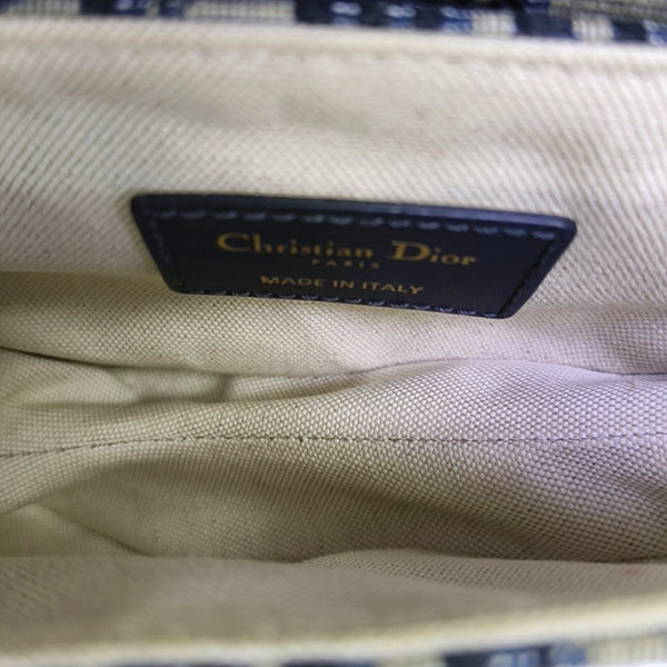 Saddle Mini Oblique Canvas Blue