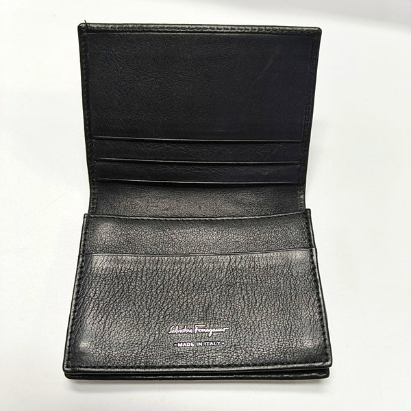 Calfskin Card Holder Black