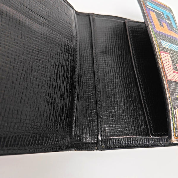 Monogram Coated Canvas Wallet Multicolor
