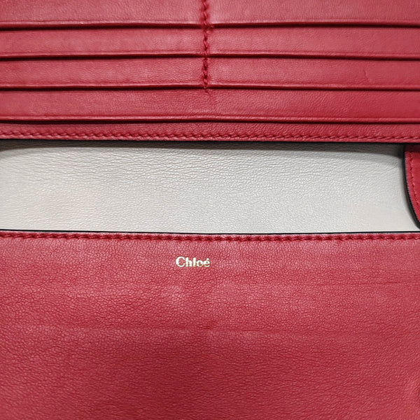 Calfskin Wallet Red