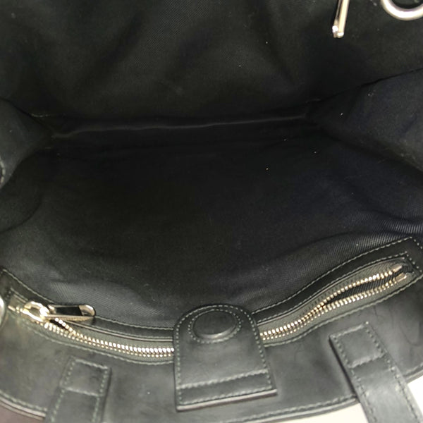 GG Supreme Monogram Coated Canvas Black