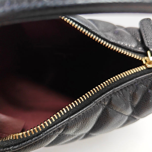 HOBO Quilted Grained Calfskin Black