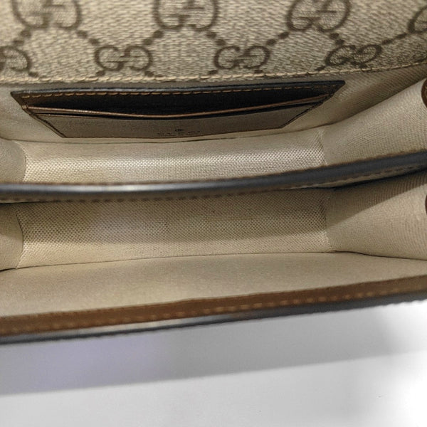 Retro Mini Monogram Coated Canvas Beige