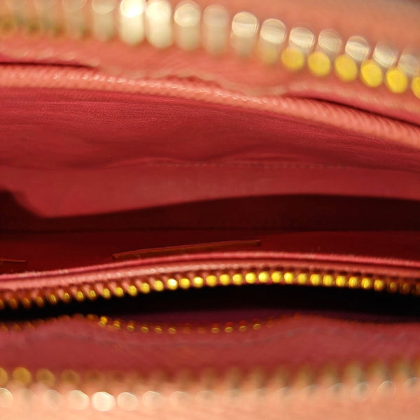 Saffiano Calfskin Shoulder Bag Pink