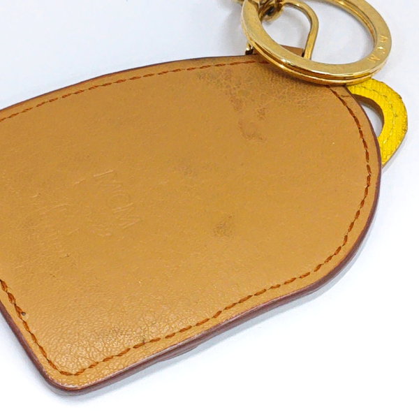 Brown Leather Bag Charm