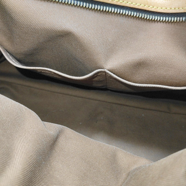 STRESA Monogram Coated Canvas Brown
