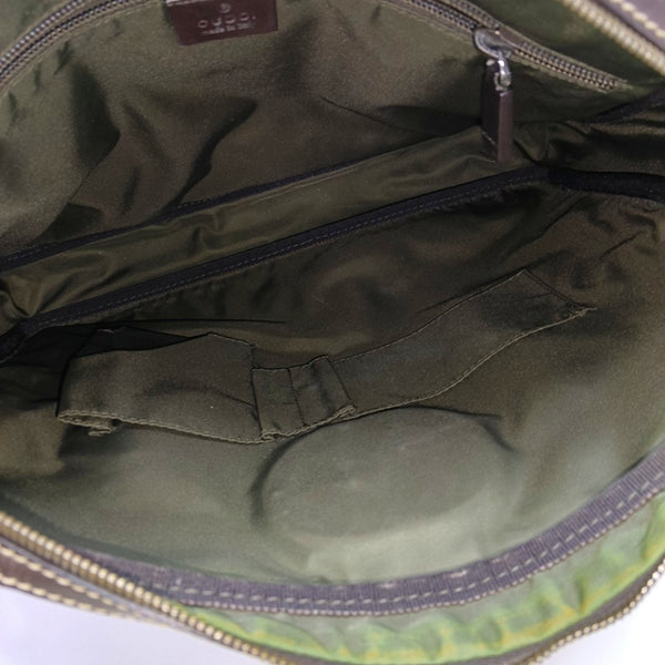 Monogram Coated Canvas Crossbody Bag Beige