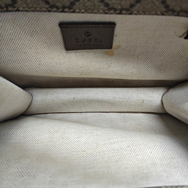 Neo Vintage Small Monogram Coated Canvas Beige