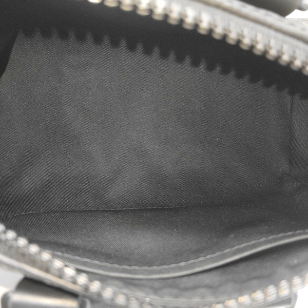 KEEPALL 25 Monogram Calfskin Black