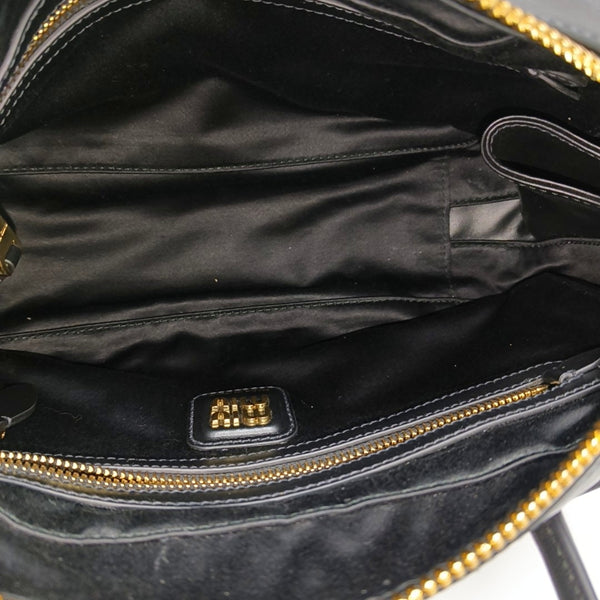 Beau Medium Calfskin Black