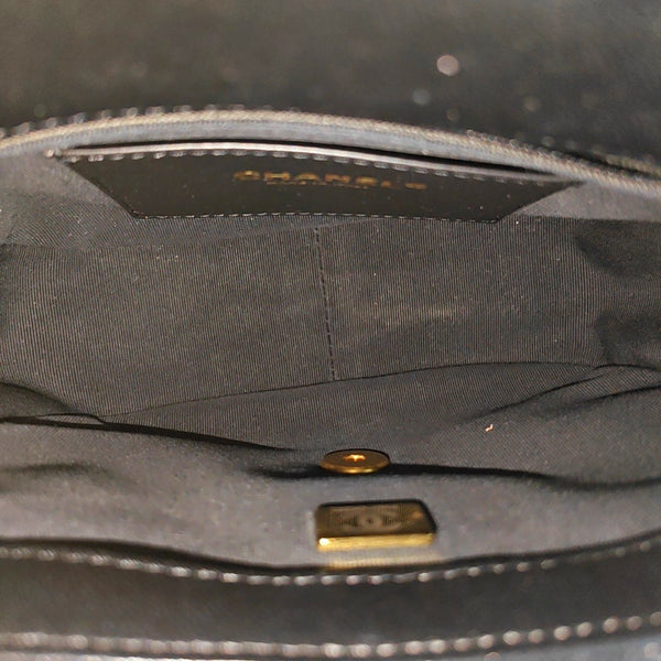 Lambskin Shoulder Bag Black