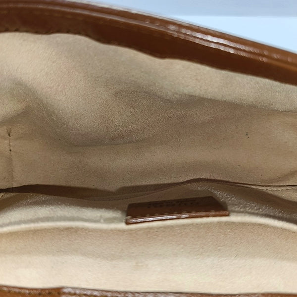 GG Marmont Small Quilted Calfskin Brown