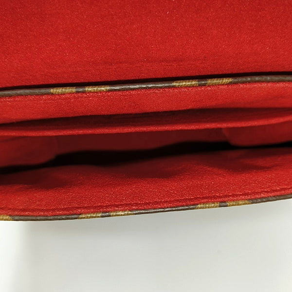 LOCKY BB Monogram Coated Canvas Red