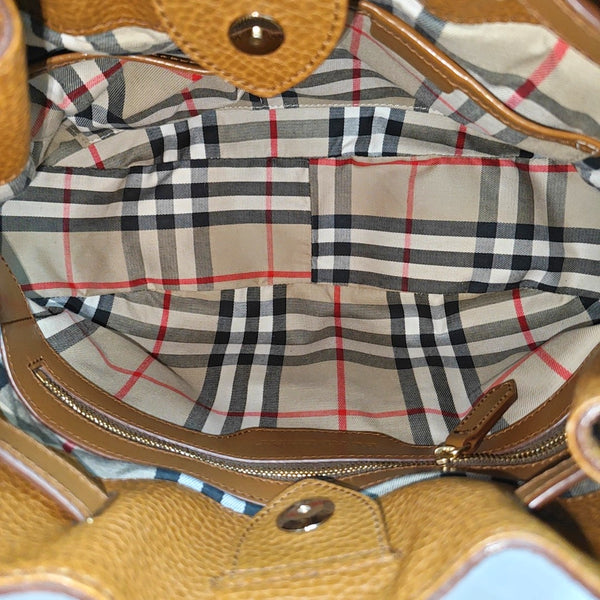 Calfskin Shoulder Bag Brown