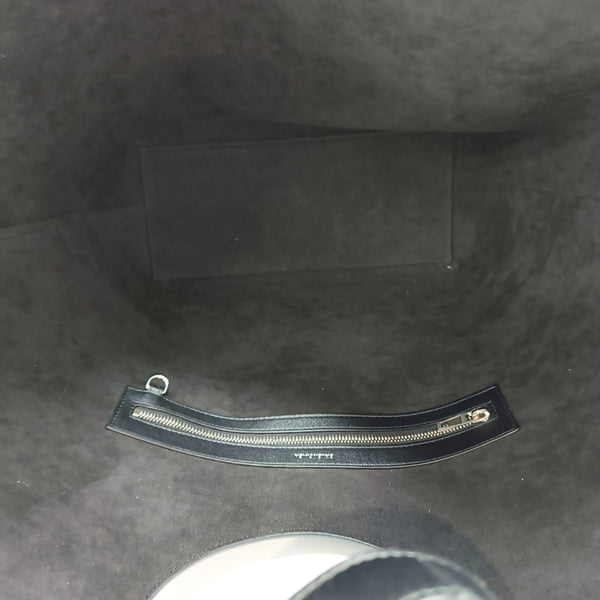 Calfskin Top Handle Bag Black