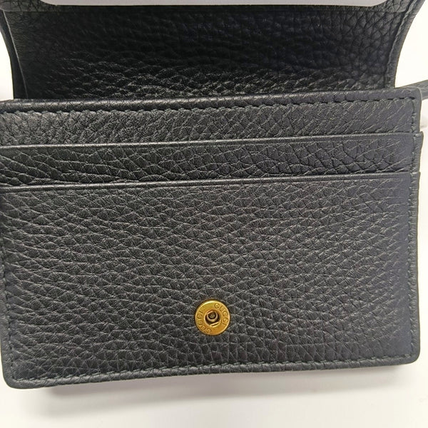 Animalier Large Calfskin Black Card Holder
