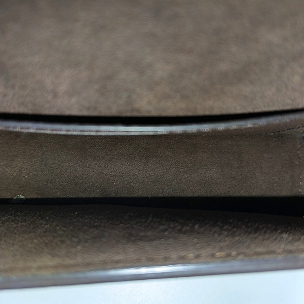 Lily Monogram Coated Canvas Brown