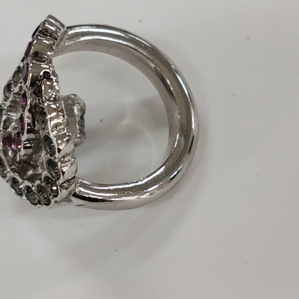 HK 13 Metal Silver Ring