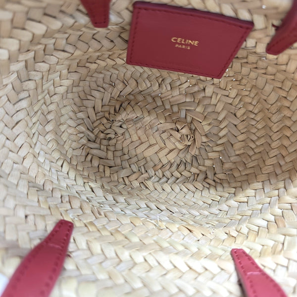 Straw Tote Bag Beige