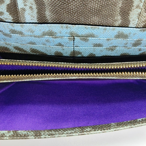 SERPENTI FOREVER Calfskin Brown Wallet