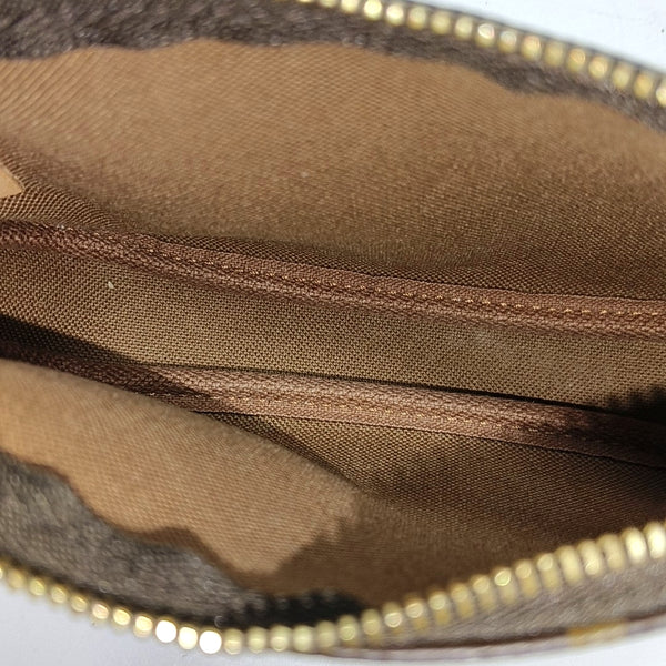 ACCESSOIRES Mini Monogram Coated Canvas Brown