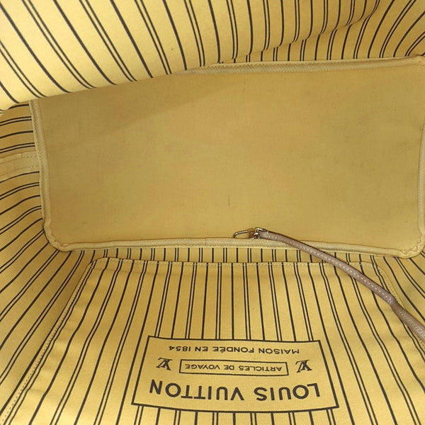 NEVERFULL GM Monogram Coated Canvas Brown