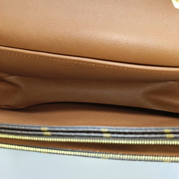 MARCEAU Monogram Coated Canvas Brown