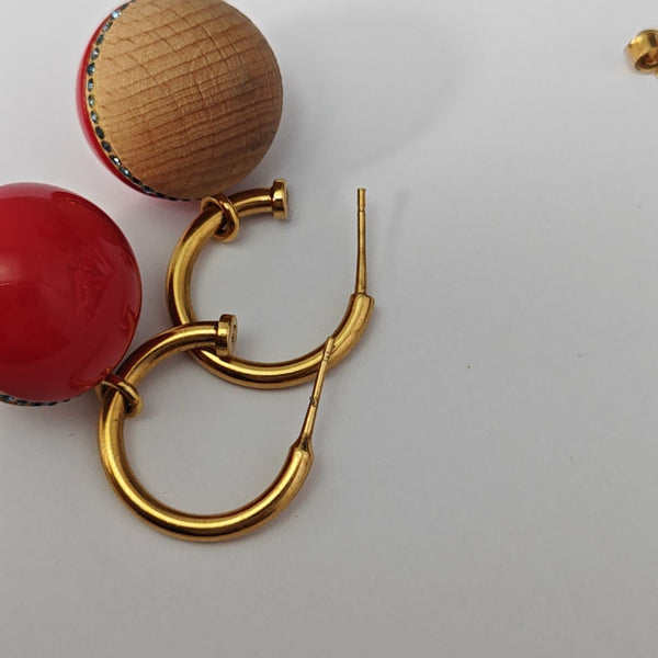 Other Red Stud Earrings