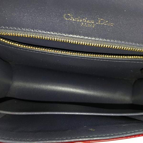 Authenticated pre-owned Diorama Quilted Calfskin Red - Crossbody Bag at Looply