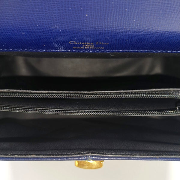 Calfskin Crossbody Bag Blue
