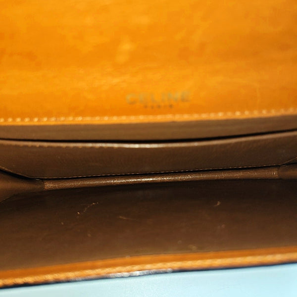 Calfskin Shoulder Bag Brown