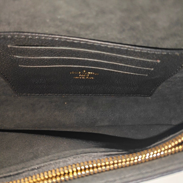 IVY Monogram Calfskin Black