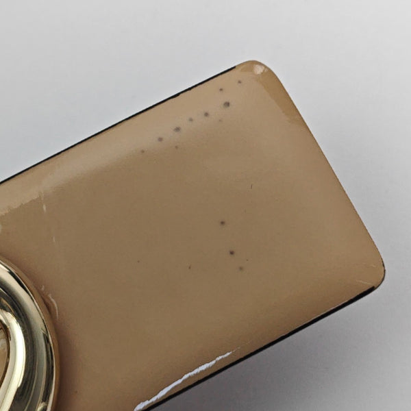 Leather Belt Beige