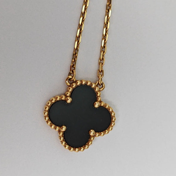 Vintage Alhambra 18k Gold Necklace