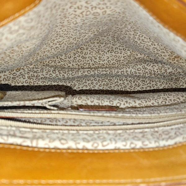 Calfskin Shoulder Bag Brown