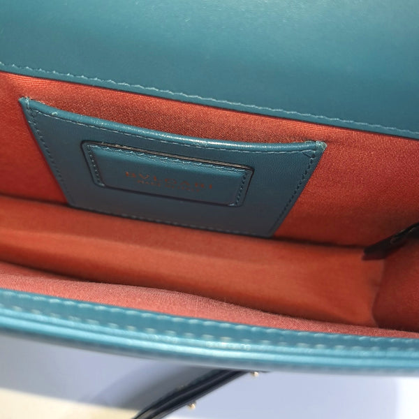SERPENTI FOREVER Small Calfskin Blue