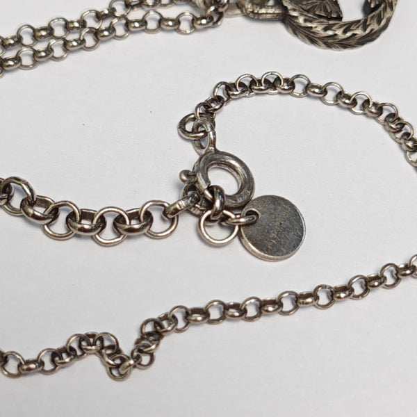 Interlocking G 925 Sterling Silver Necklace